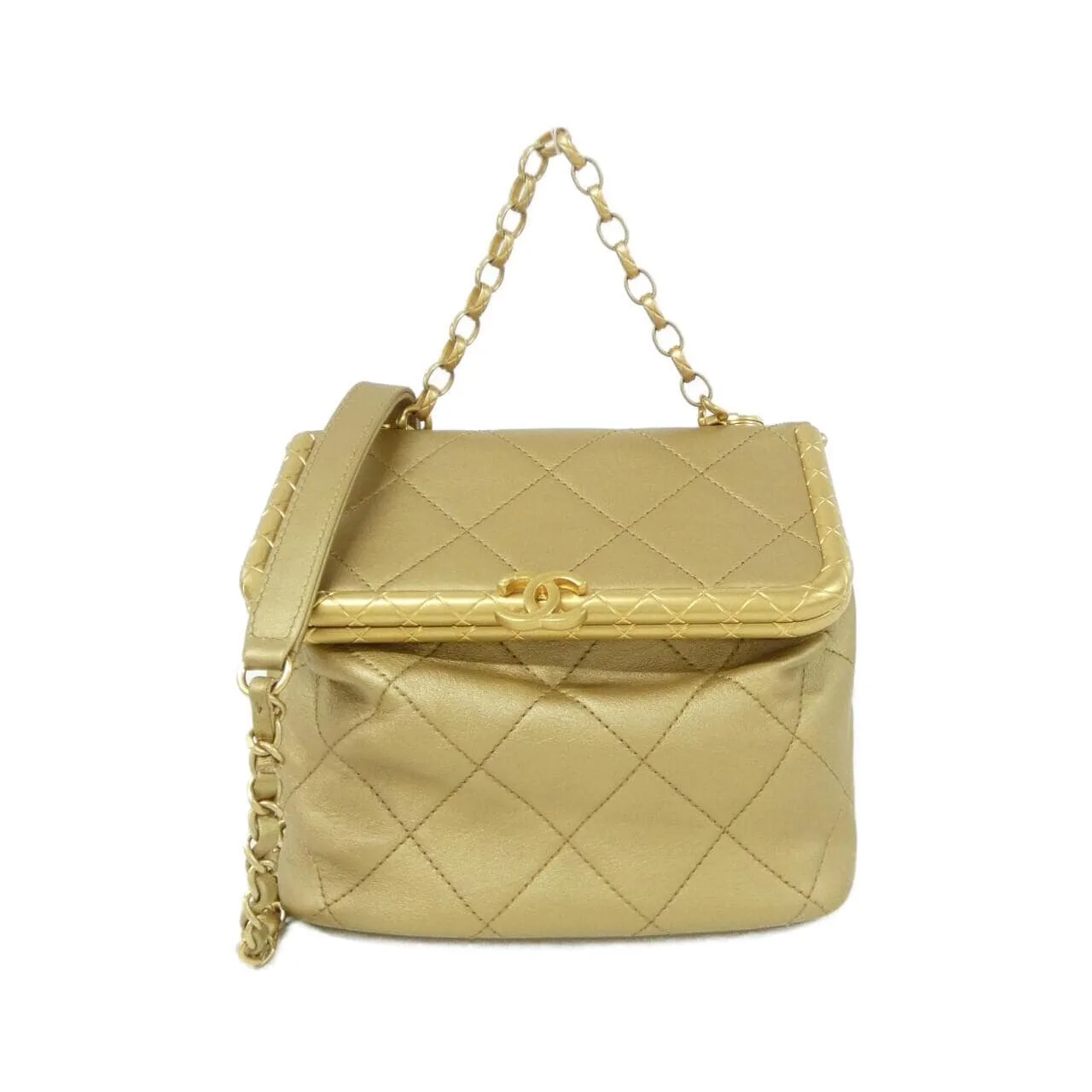 CHANEL Chanel 19 AS1886 手提包 羊皮 Gold