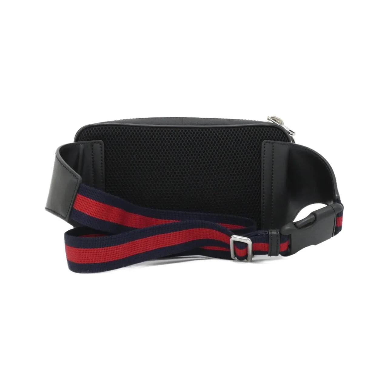 GUCCI 474293 K9RRN Belt Canvas 黑色 帆布 中古品A - 縮圖 2