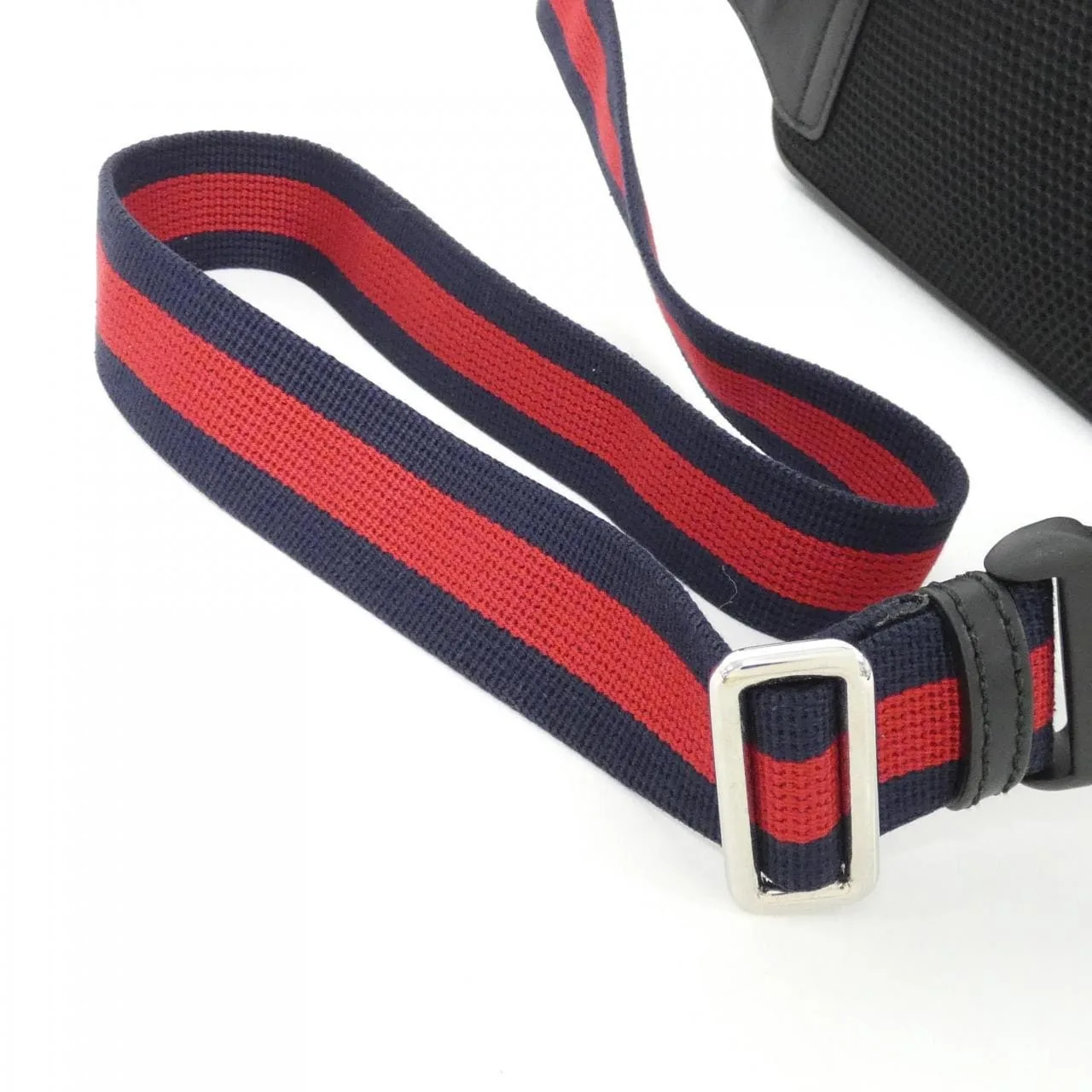 GUCCI 474293 K9RRN Belt Canvas 黑色 帆布 中古品A - 縮圖 5