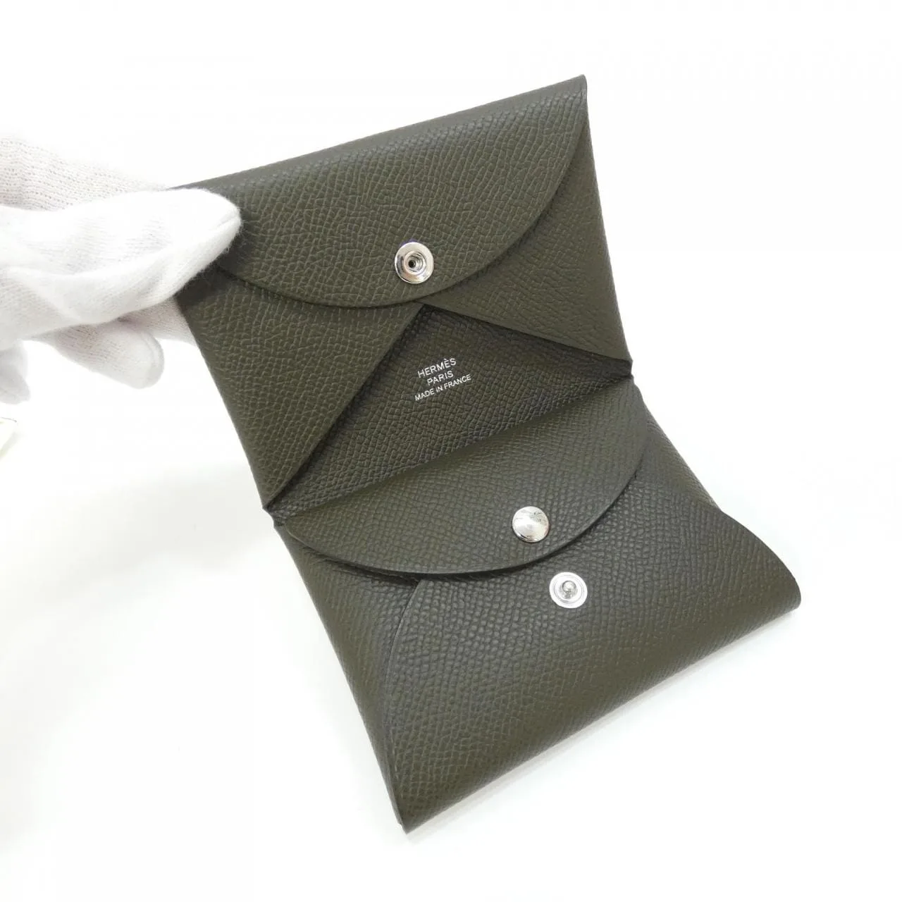 HERMES 083035CK Coin Case Epsom Epsom Leather Unused - Thumbnail 2