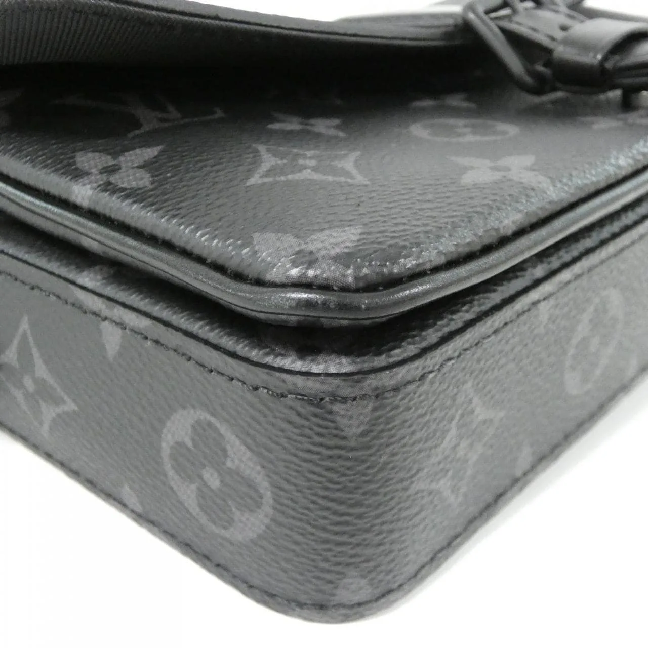 LOUIS VUITTON Eclipse M83567 Shoulder Monogram 黑色 Monogram 中古品A - 縮圖 3