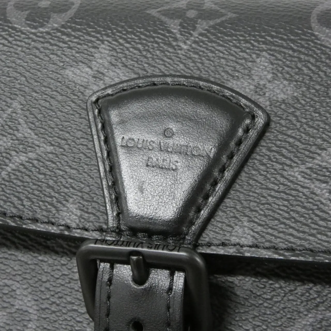 LOUIS VUITTON Eclipse M83567 Shoulder Monogram 黑色 Monogram 中古品A - 縮圖 4