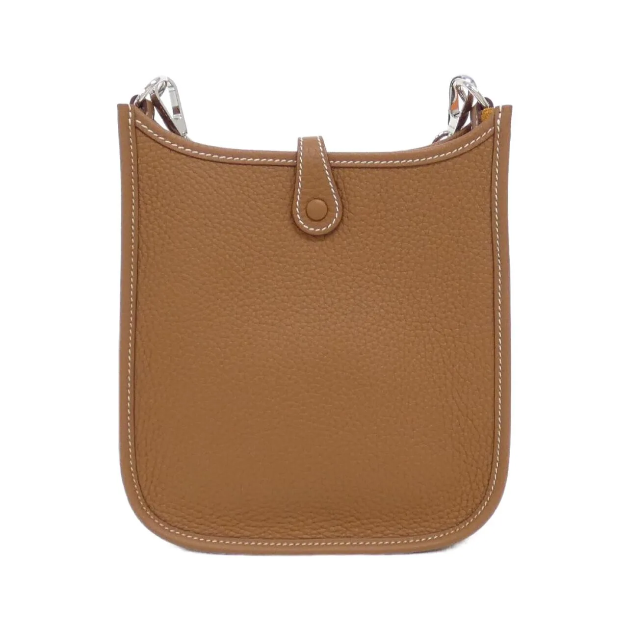 HERMES Evelyne 083433CK Shoulder Clemence Black Clemence Leather Rank A - Thumbnail 2