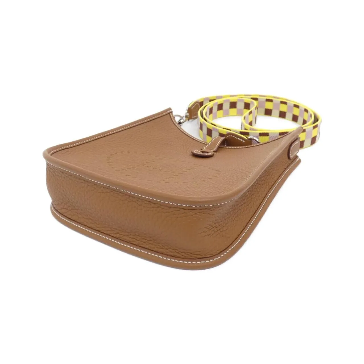 HERMES Evelyne 083433CK Shoulder Clemence Black Clemence Leather Rank A - Thumbnail 3