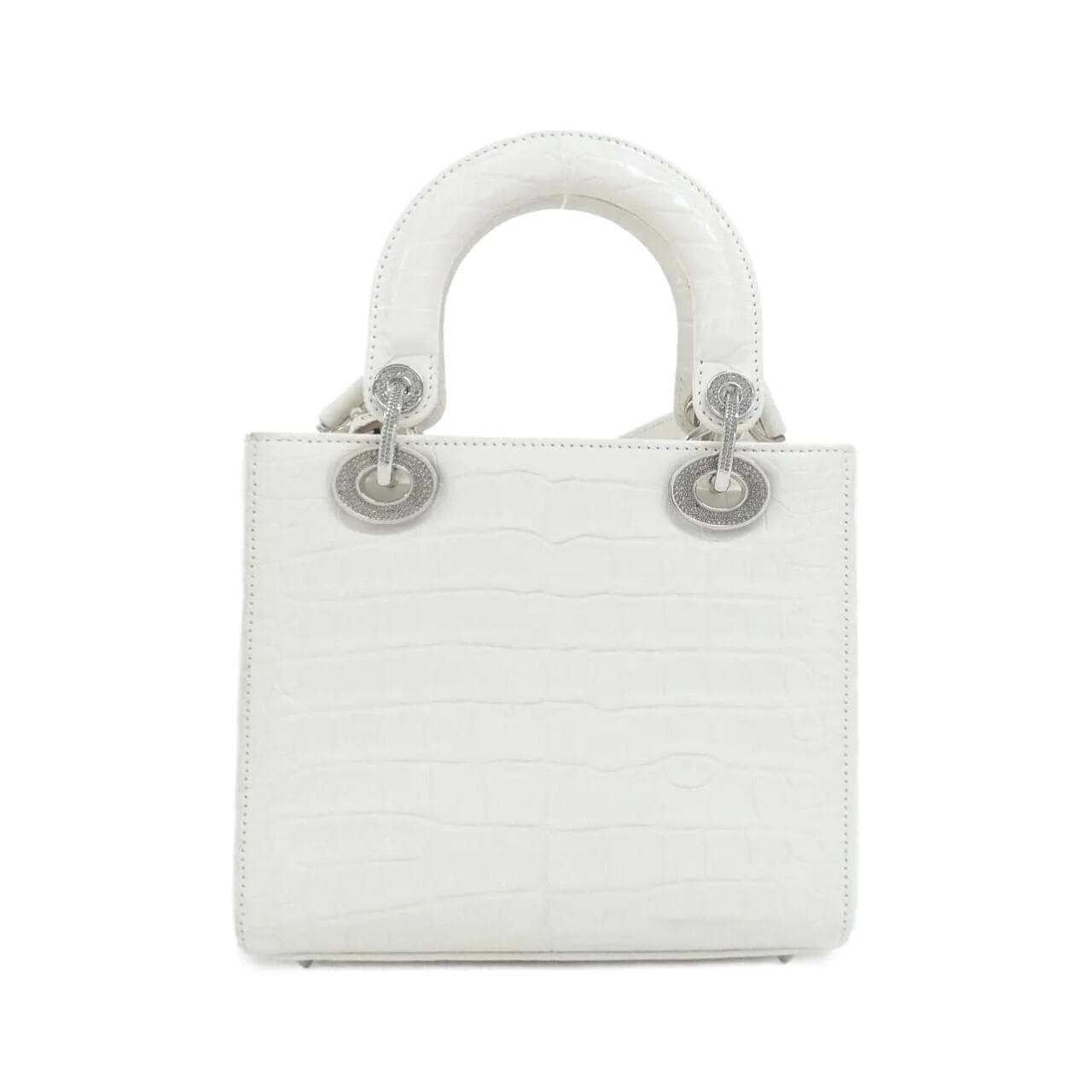 DIOR Lady Dior M531SPAWAX Handbag Black Rank A - Thumbnail 2