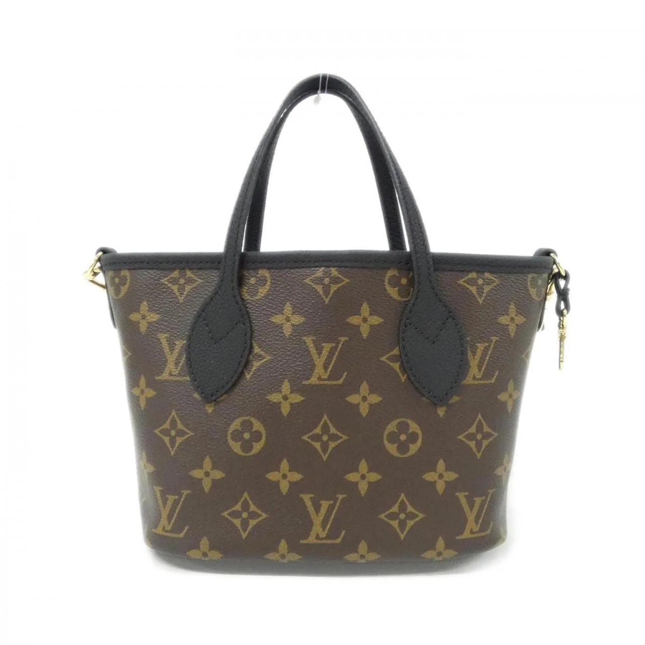 LOUIS VUITTON Neverfull M28347 Tote Monogram 黑色 Monogram 中古品A - 縮圖 2