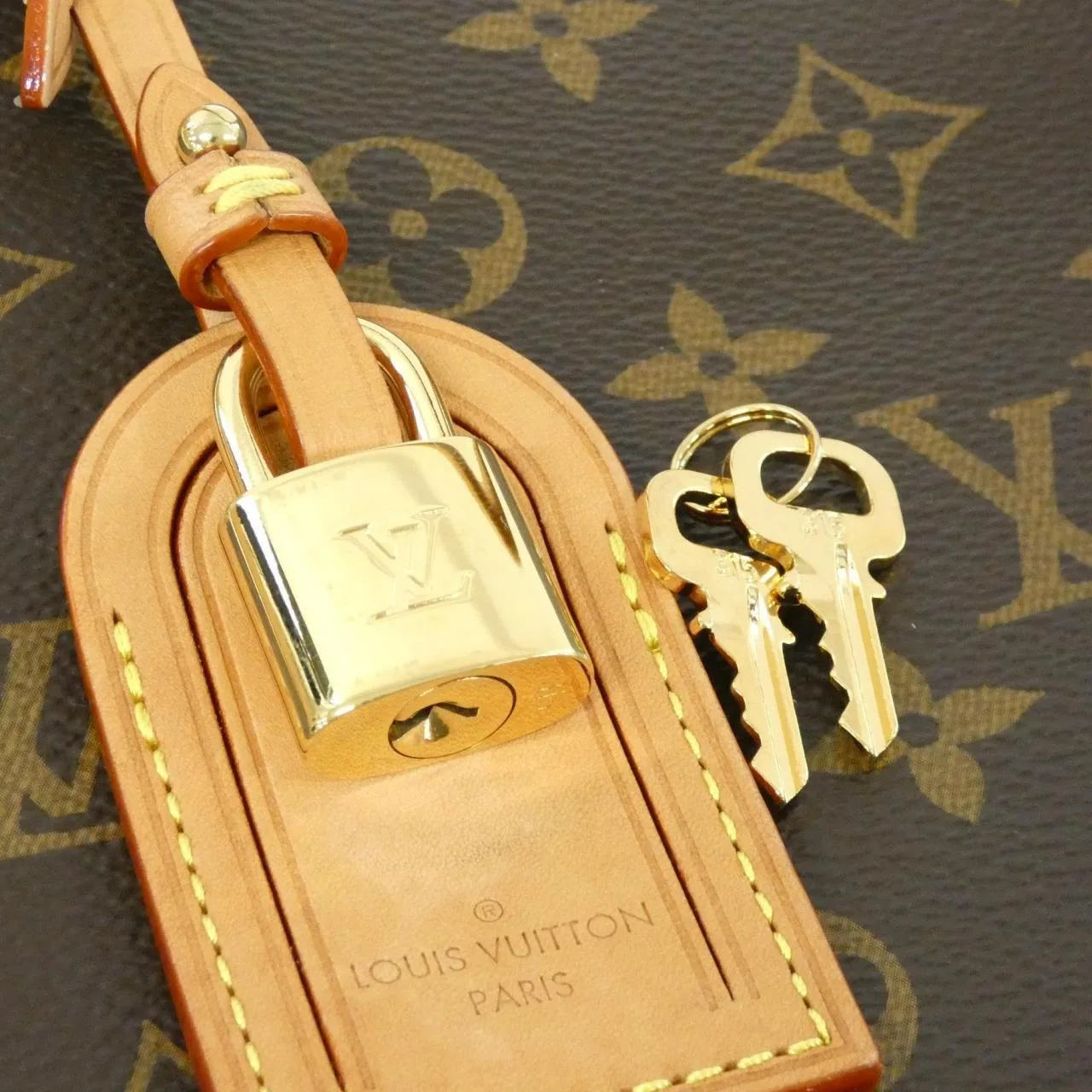 LOUIS VUITTON M45900 Handbag Monogram 黑色 Monogram 中古品A - 縮圖 3