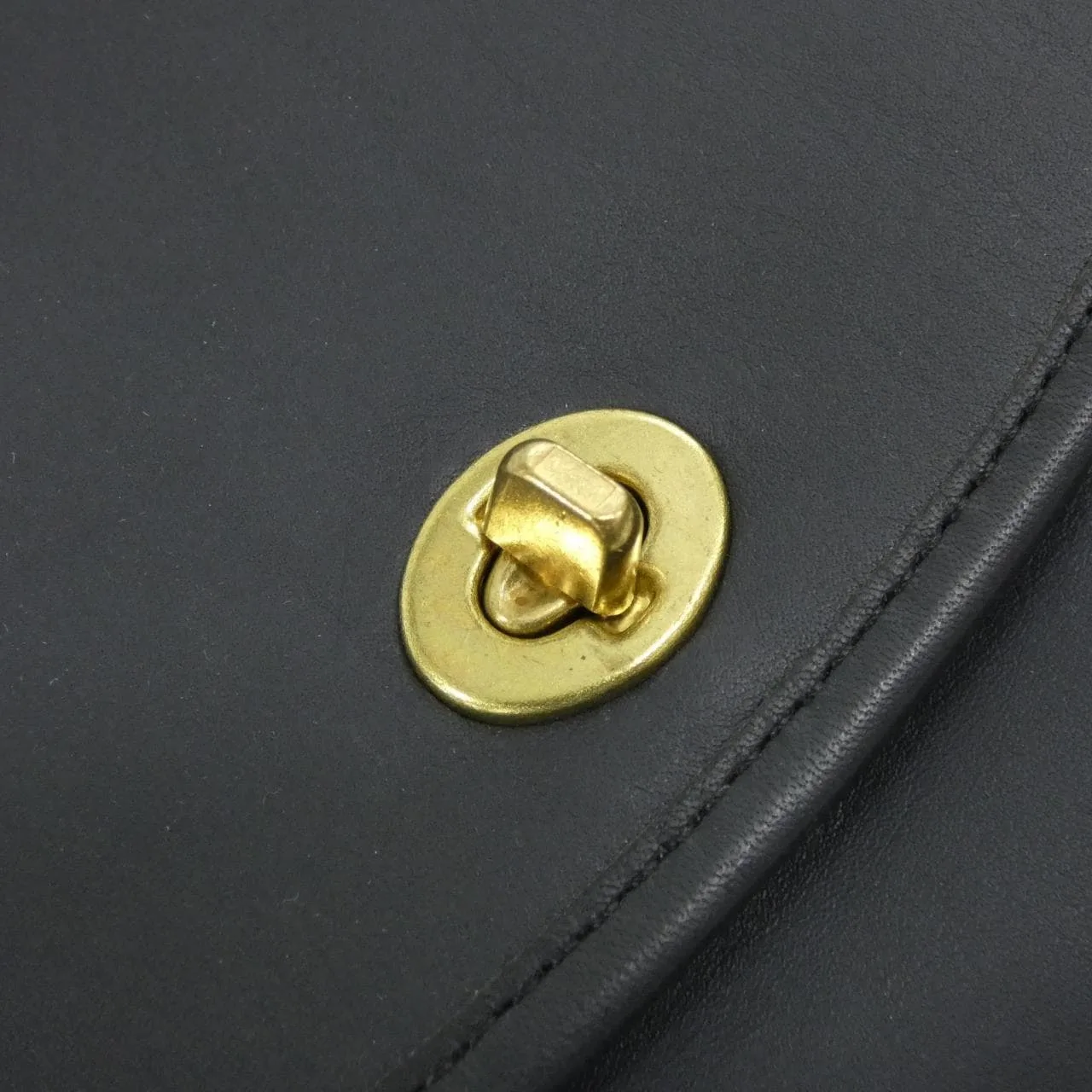 COACH 3210 手提包 皮革 深藍色 皮革 中古品A - 縮圖 5