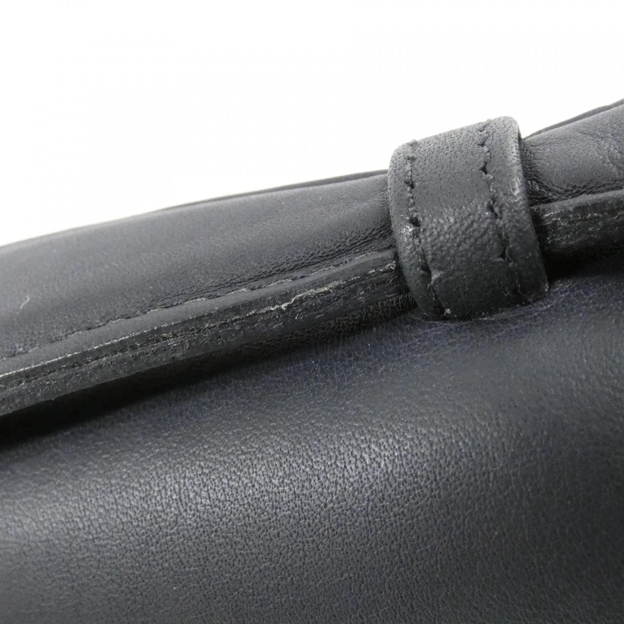 COACH 3210 手提包 皮革 深藍色 皮革 中古品A - 縮圖 6