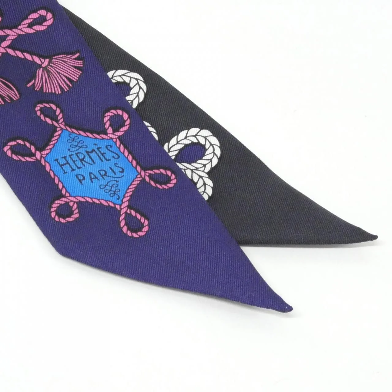 HERMES 063698S Scarf Black Rank A - Thumbnail 2