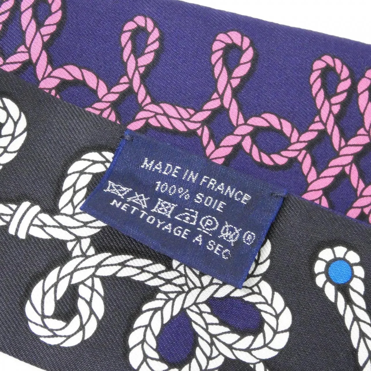 HERMES 063698S Scarf Black Rank A - Thumbnail 3
