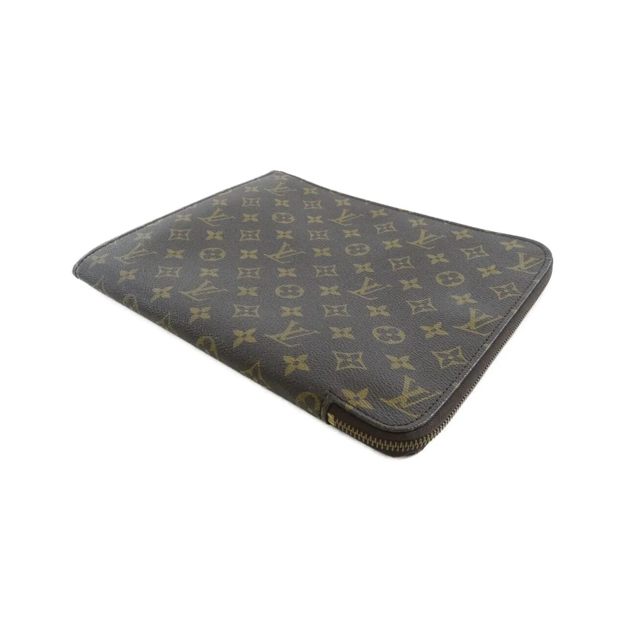 LOUIS VUITTON Documents M53457 Handbag Canvas Black Canvas Rank B - Thumbnail 3