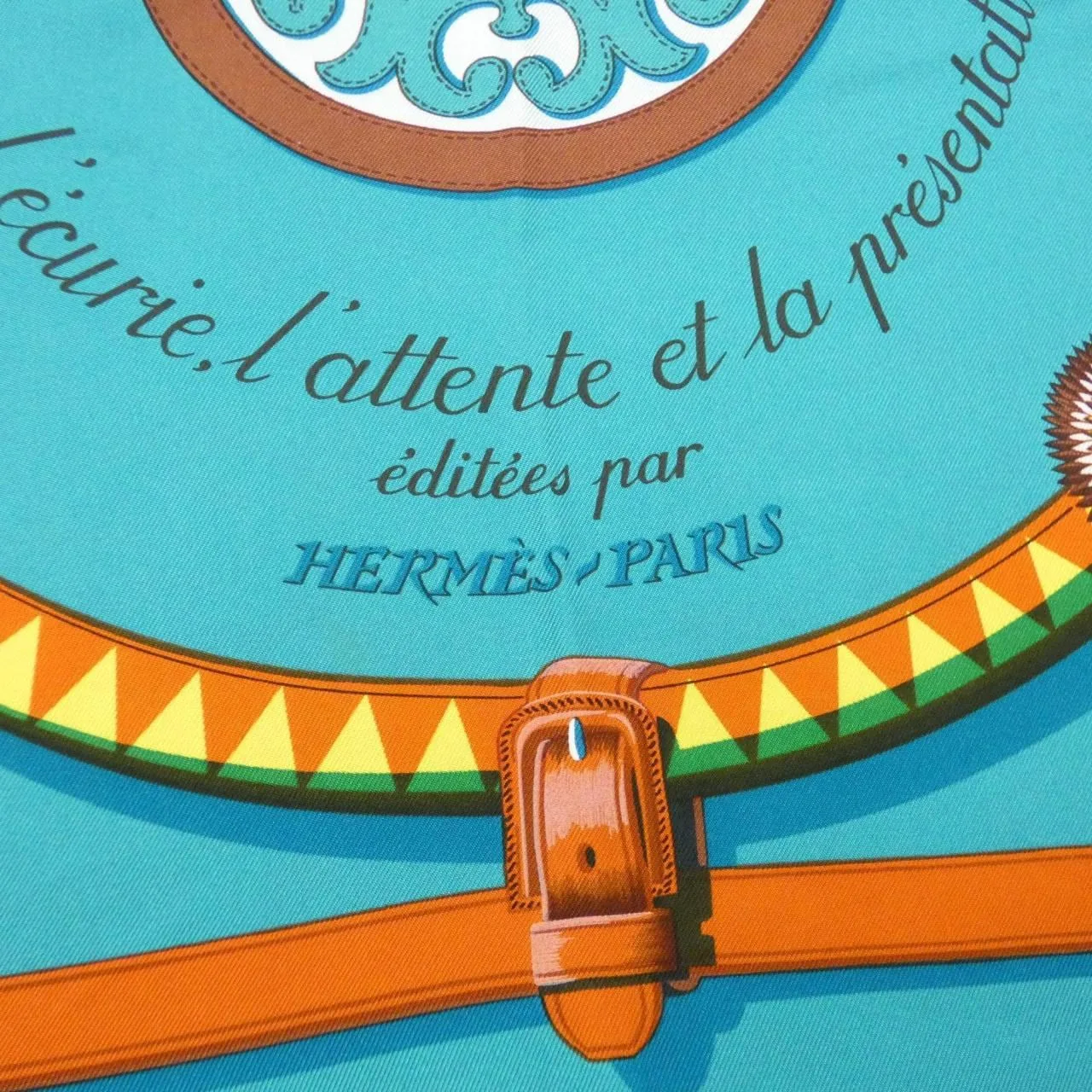 HERMES Scarf Orange Rank A - Thumbnail 2