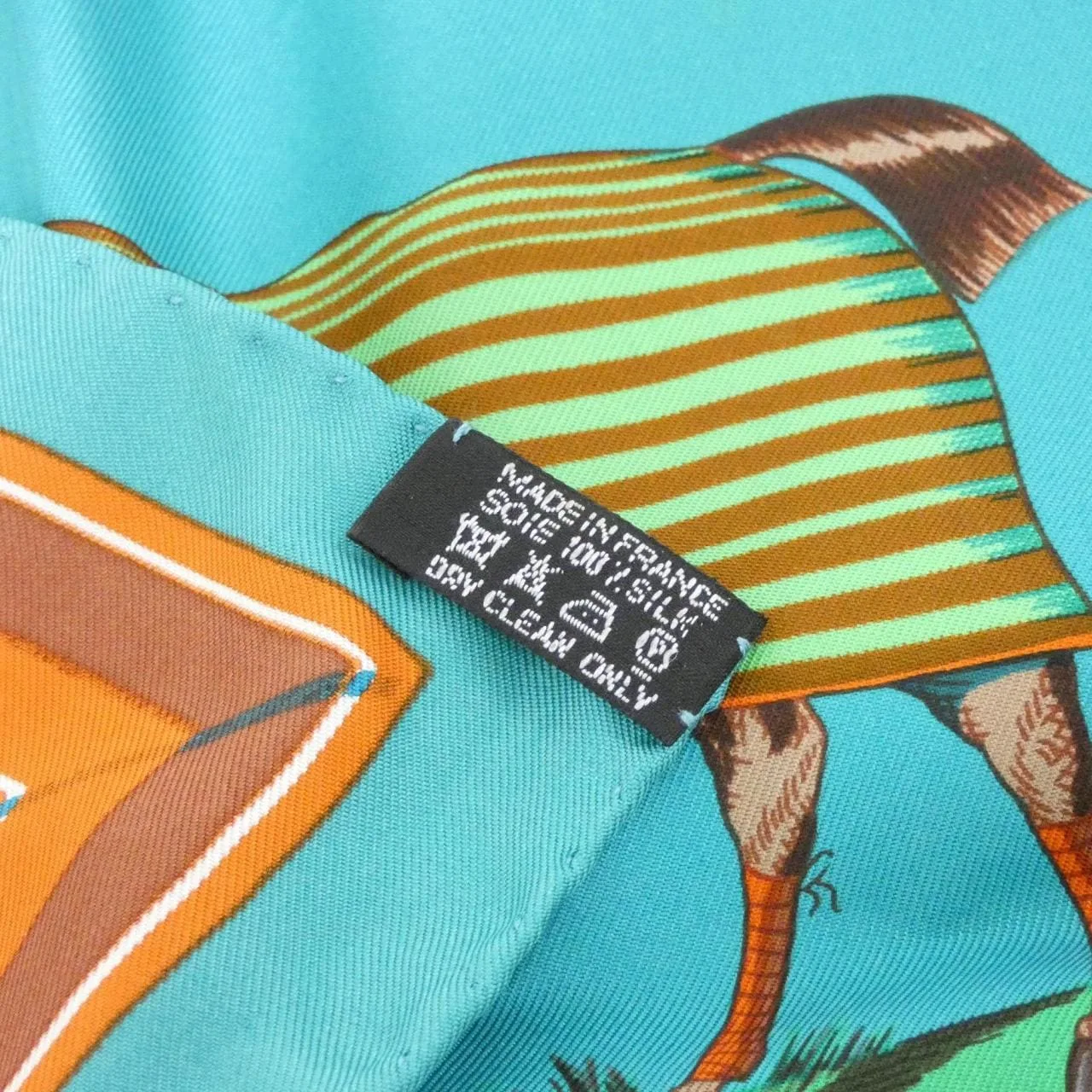 HERMES Scarf Orange Rank A - Thumbnail 4
