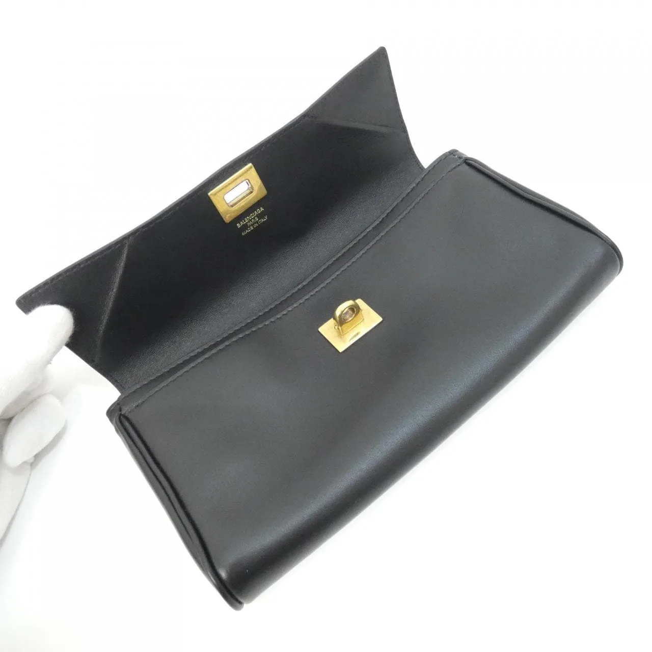BALENCIAGA 814112 2ABKX Wallet Black Rank A - Thumbnail 6