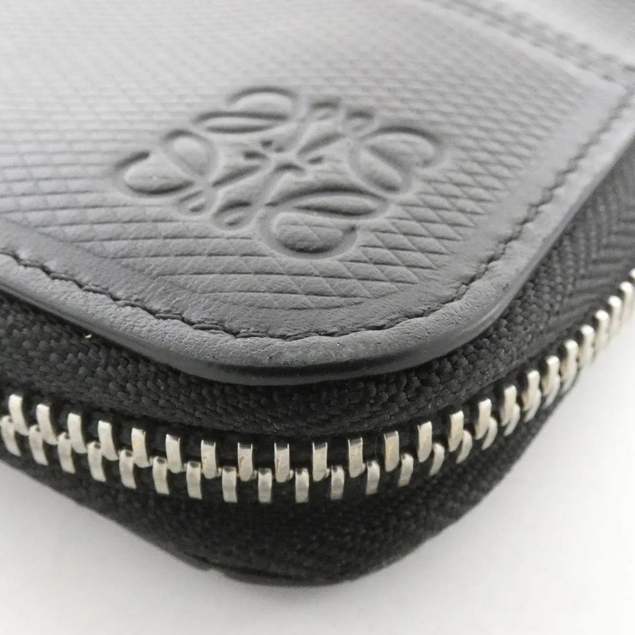 LOEWE Puzzle C510U46X06 Wallet Black Rank B - Thumbnail 5