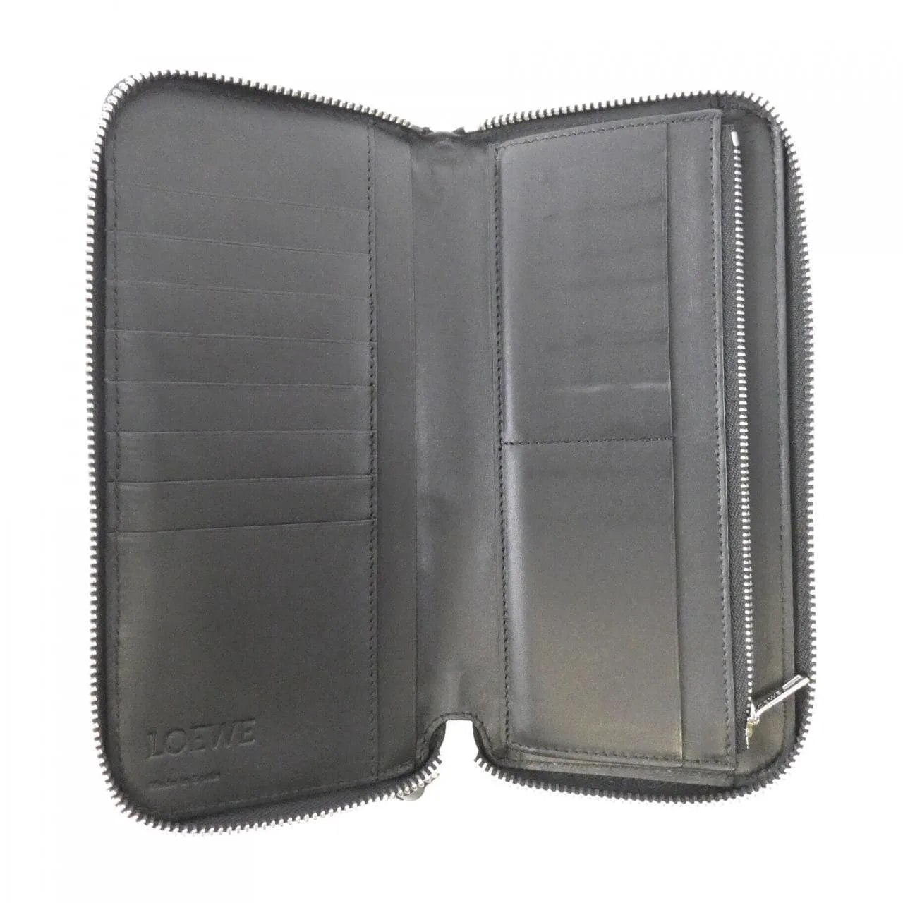 LOEWE Puzzle C510U46X06 Wallet Black Rank B - Thumbnail 7