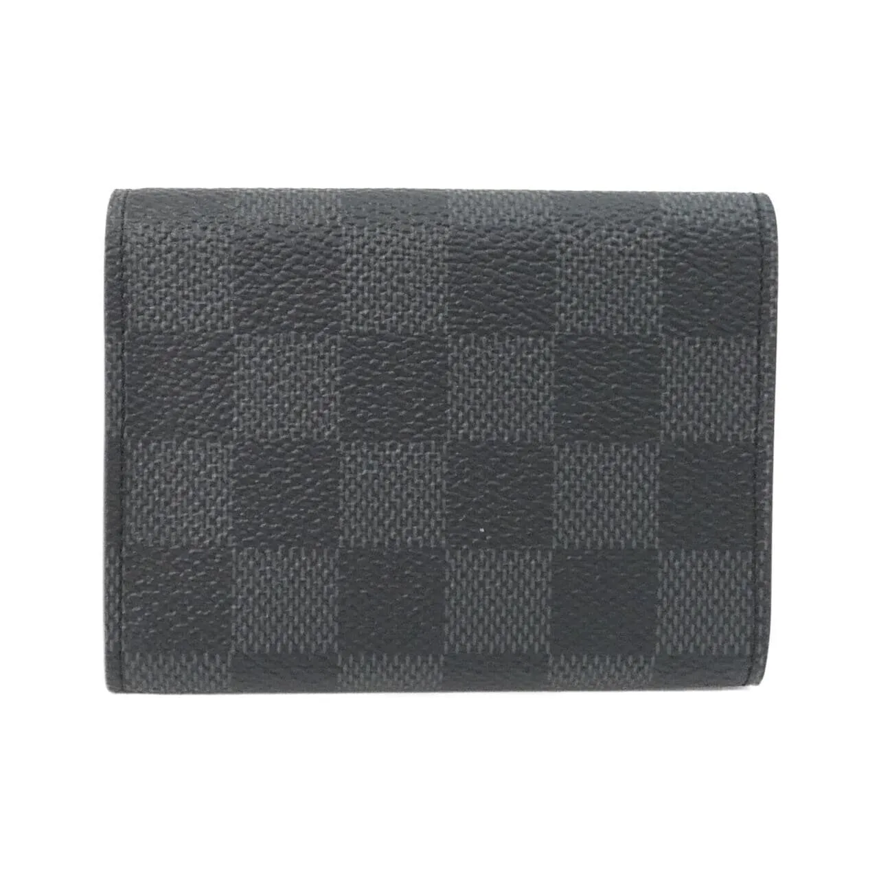 LOUIS VUITTON N63338 卡片套 Damier 黑色 Damier 中古品A - 縮圖 2