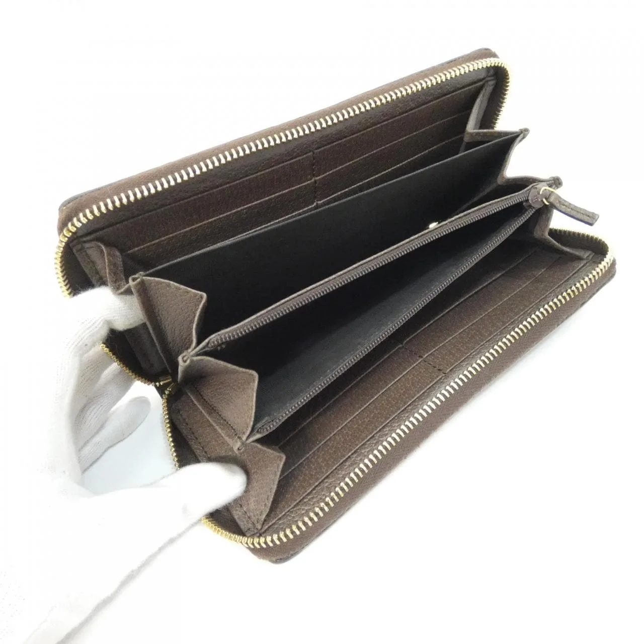 GUCCI 523154 96IWG 銀包 帆布