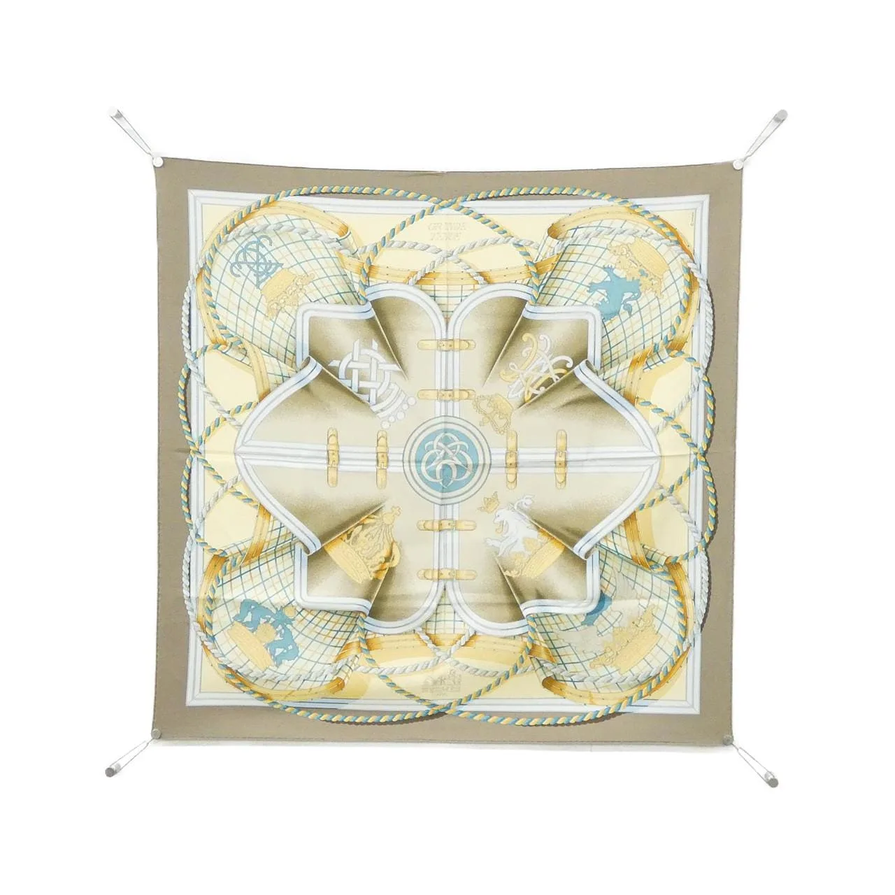 HERMES Scarf Black