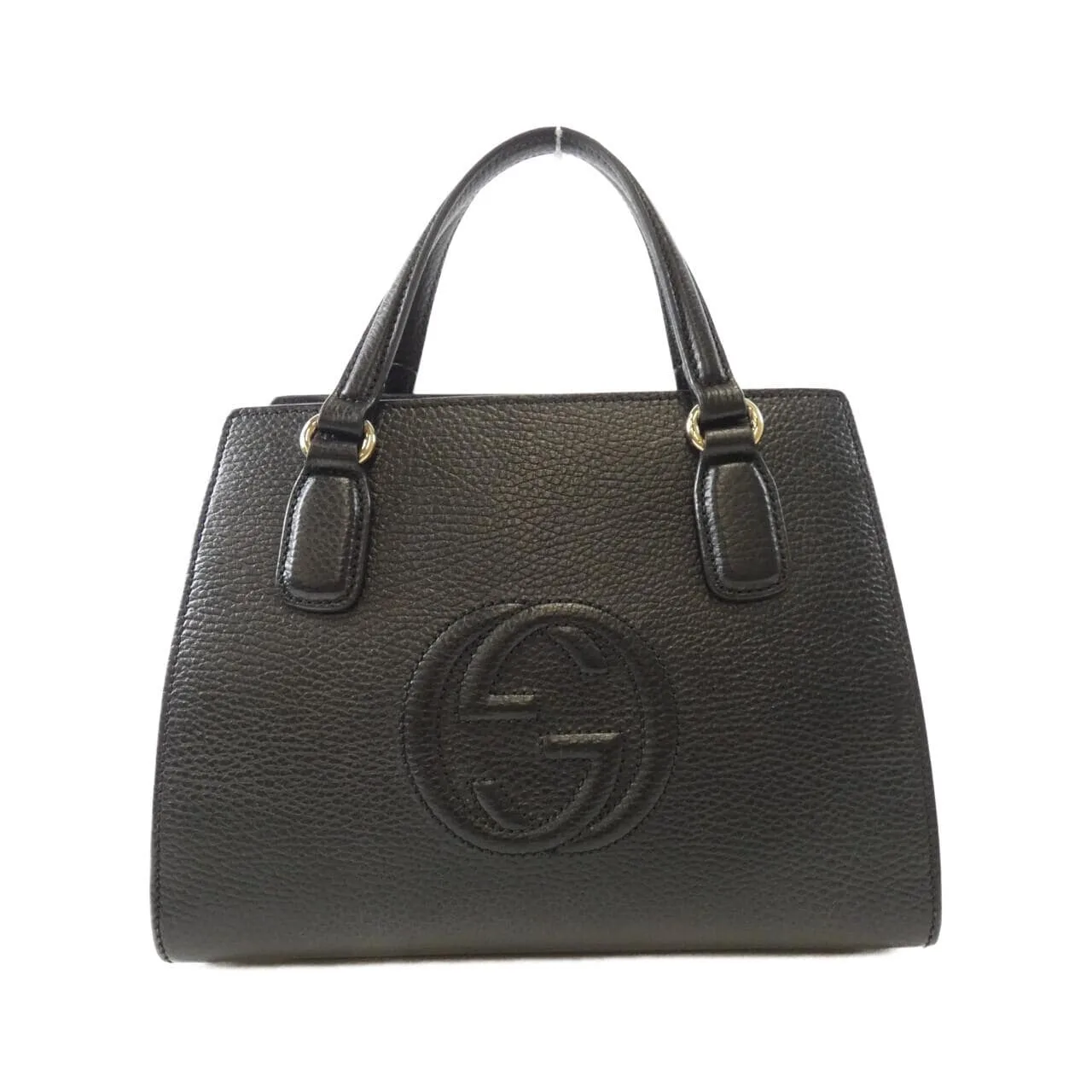 GUCCI Soho 607722 CAO0G 手提包 皮革 Black