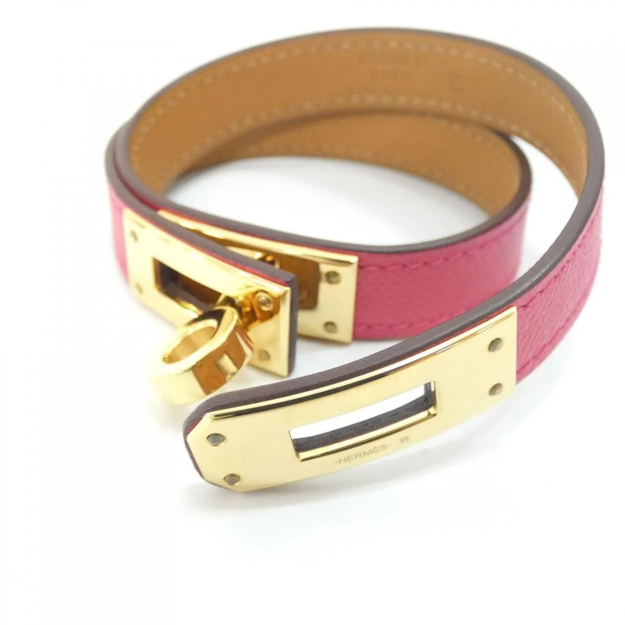 HERMES Kelly 500181FC Accessories Black Rank A - Thumbnail 5