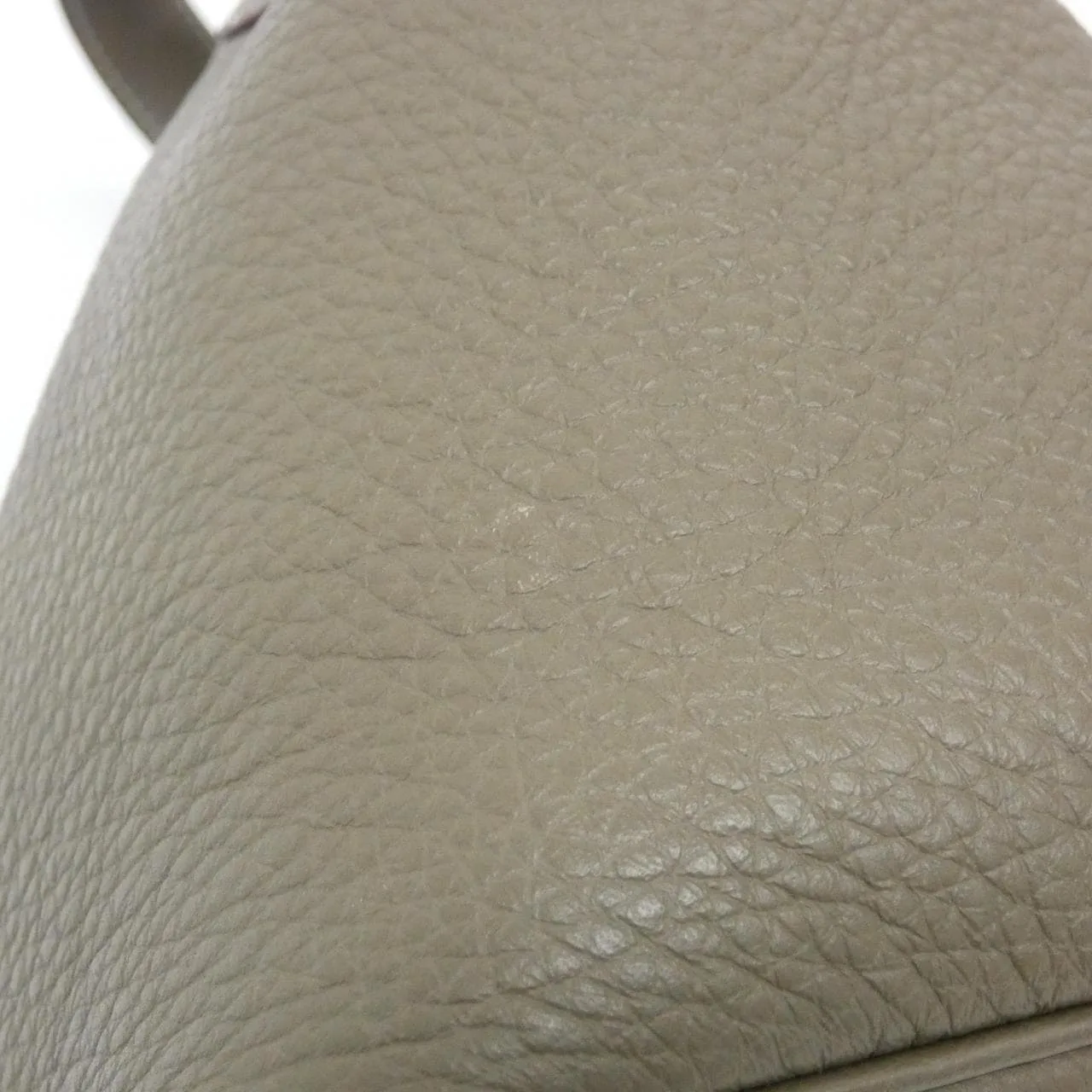 HERMES Picotin 056289CK Handbag Clemence Etoupe Clemence Leather Rank A - Thumbnail 5