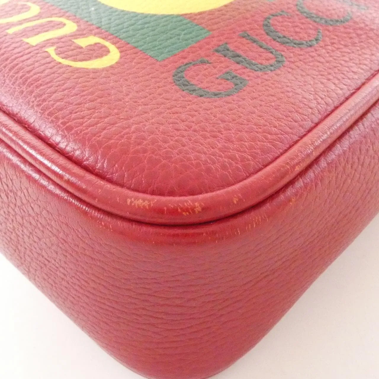 GUCCI 523591 0QSAT 肩背包 皮革 黑色 皮革 中古品A - 縮圖 3