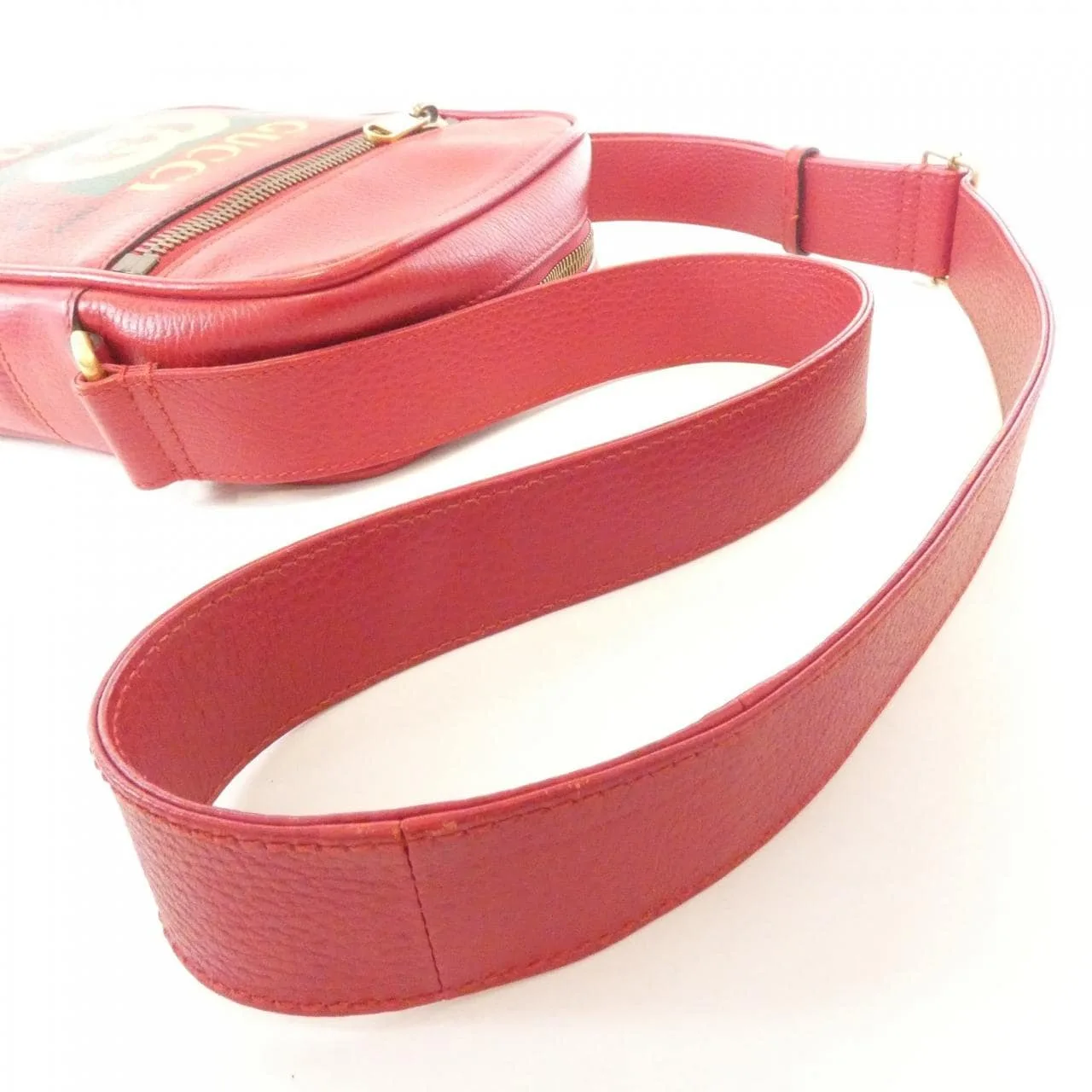GUCCI 523591 0QSAT 肩背包 皮革 黑色 皮革 中古品A - 縮圖 5