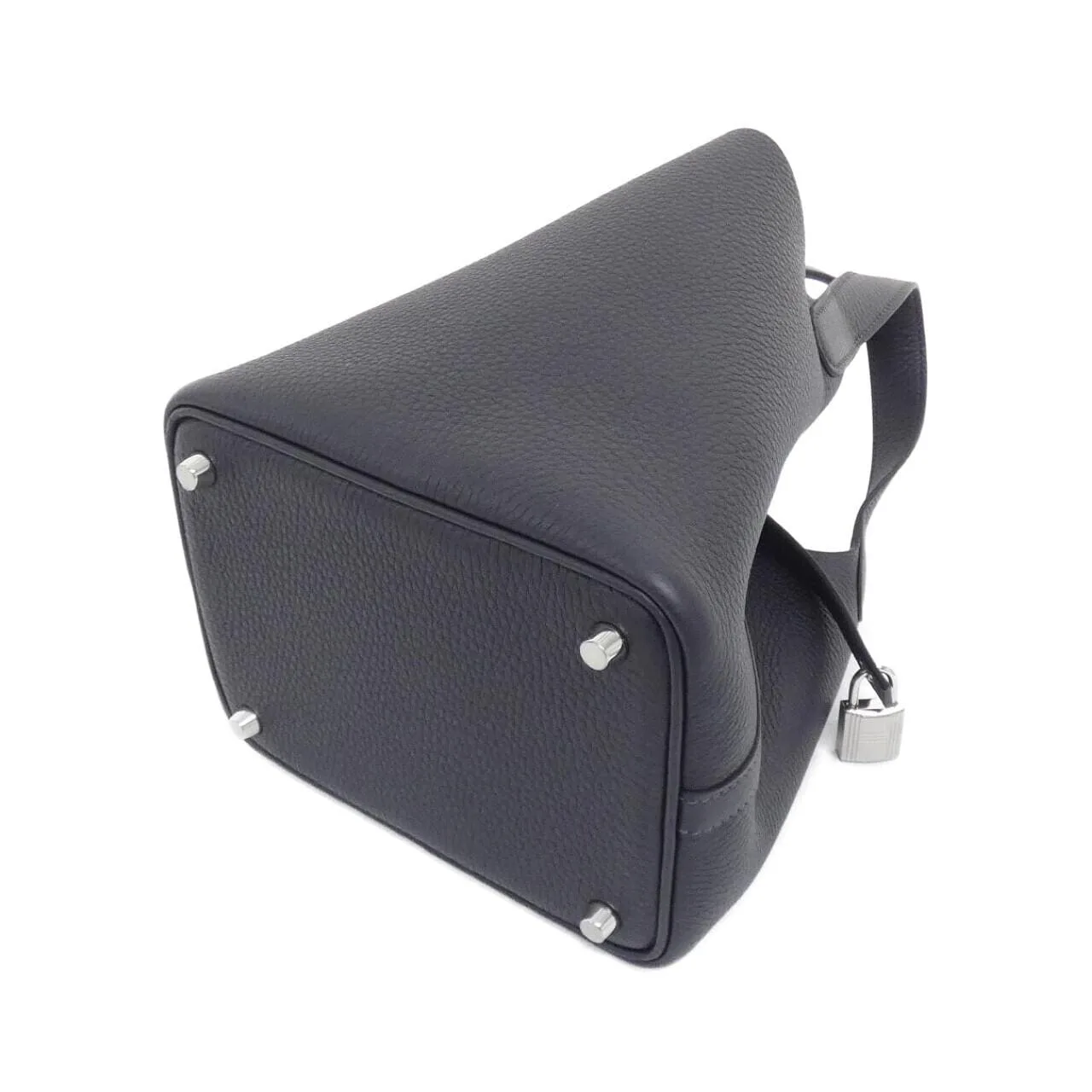 HERMES Picotin 056289CK Handbag Clemence Clemence Leather Unused - Thumbnail 2