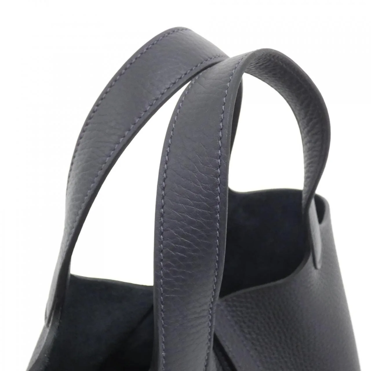 HERMES Picotin 056289CK Handbag Clemence Clemence Leather Unused - Thumbnail 4