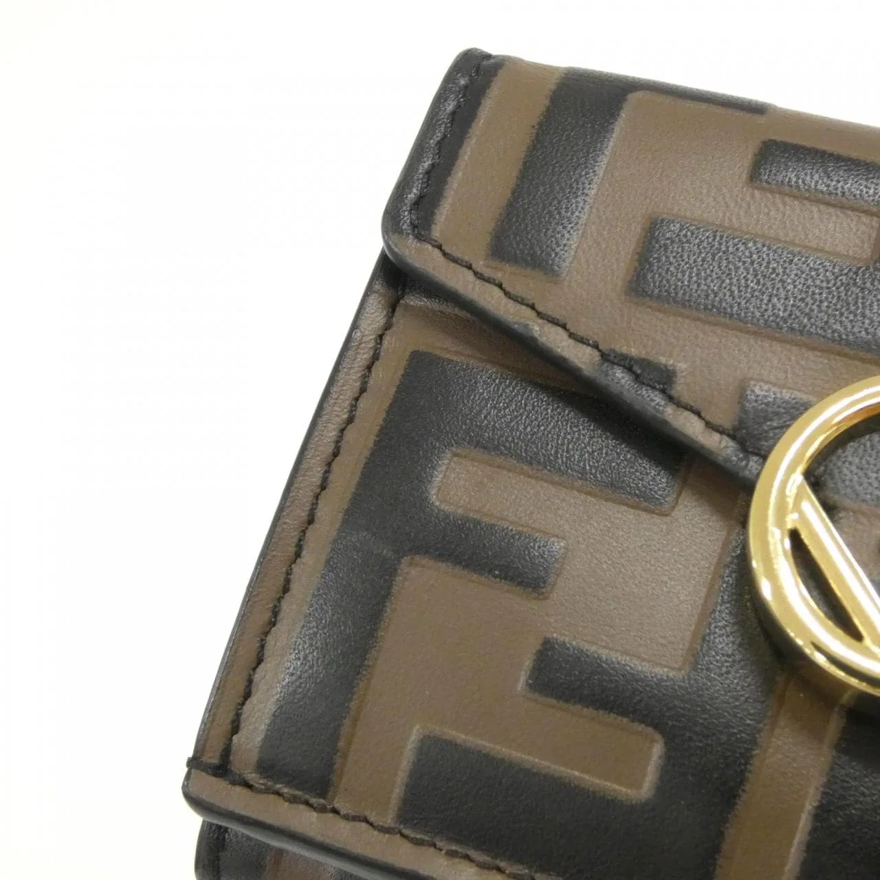 FENDI 8M0395 AAFM Wallet Black Rank A - Thumbnail 4