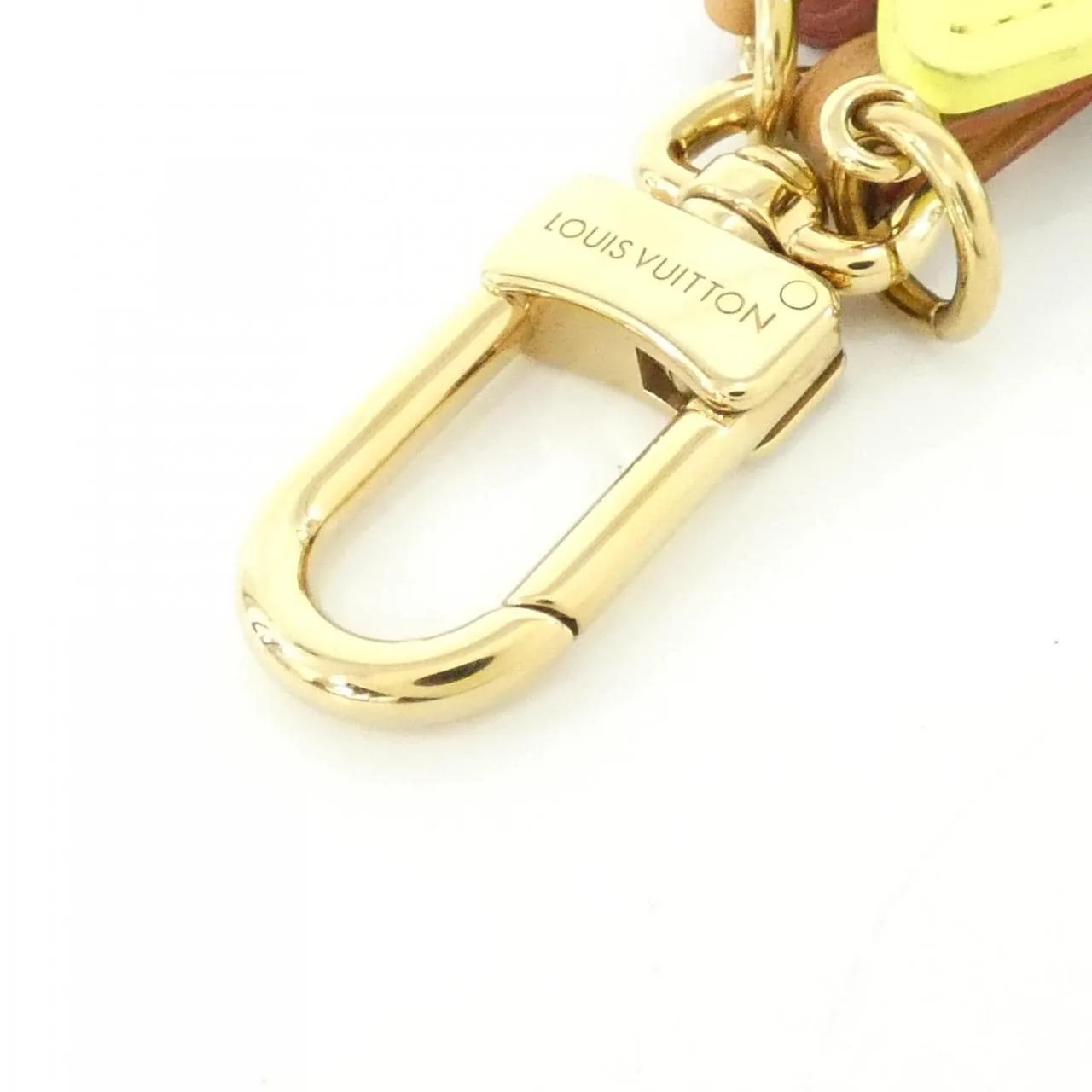 LOUIS VUITTON M02952 Key Case 黃色 中古品A - 縮圖 5