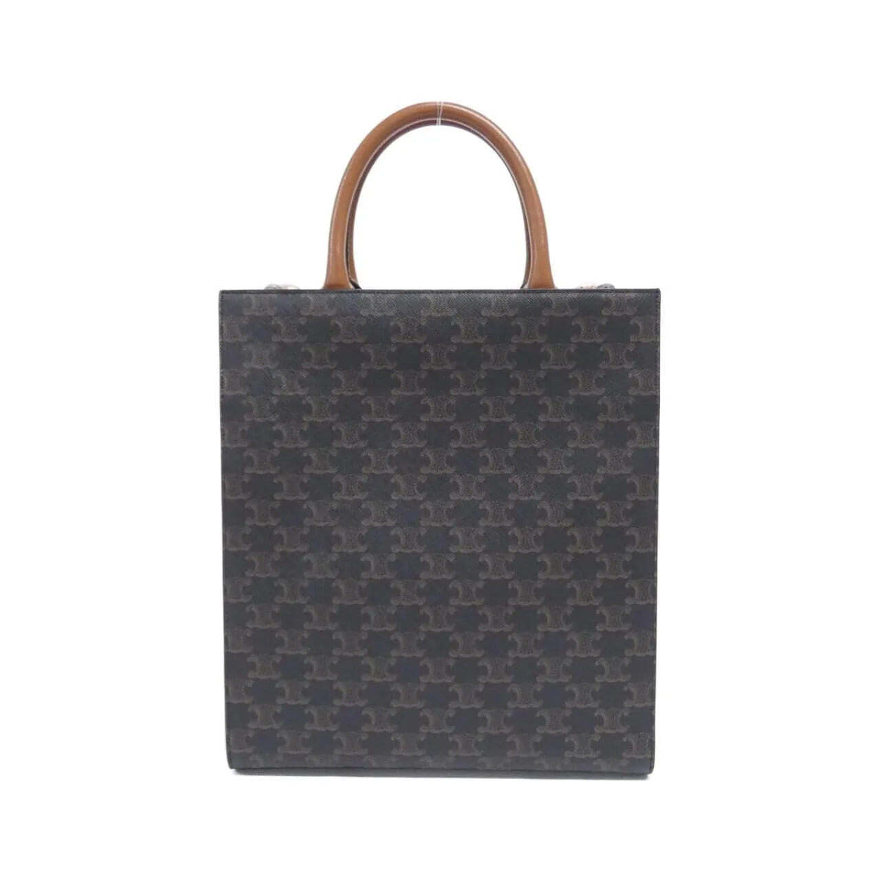 CELINE Cabas 191542BZK Handbag Canvas Black Canvas Rank A - Thumbnail 2
