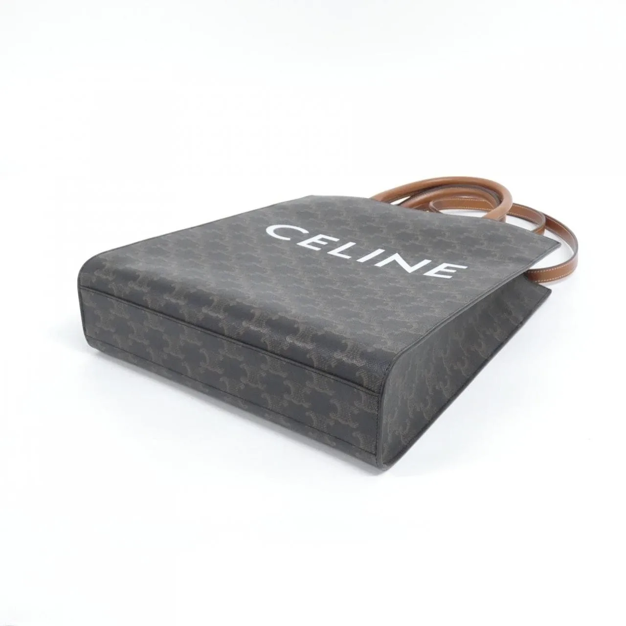 CELINE Cabas 191542BZK Handbag Canvas Black Canvas Rank A - Thumbnail 3