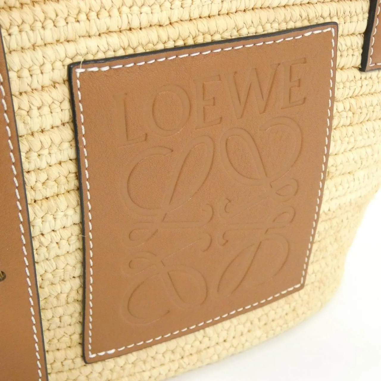 LOEWE Basket A546T37X01 Handbag Black Rank A - Thumbnail 4