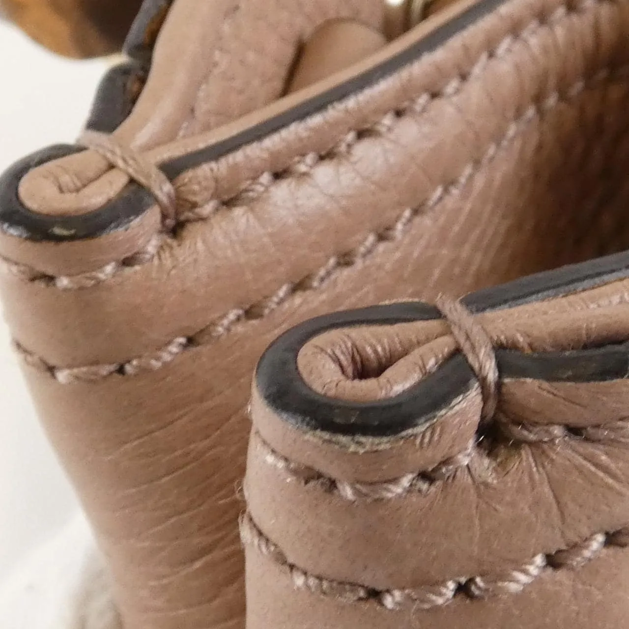 GUCCI 336032 A7M0G 手提包 皮革 黑色 皮革 中古品A - 縮圖 5