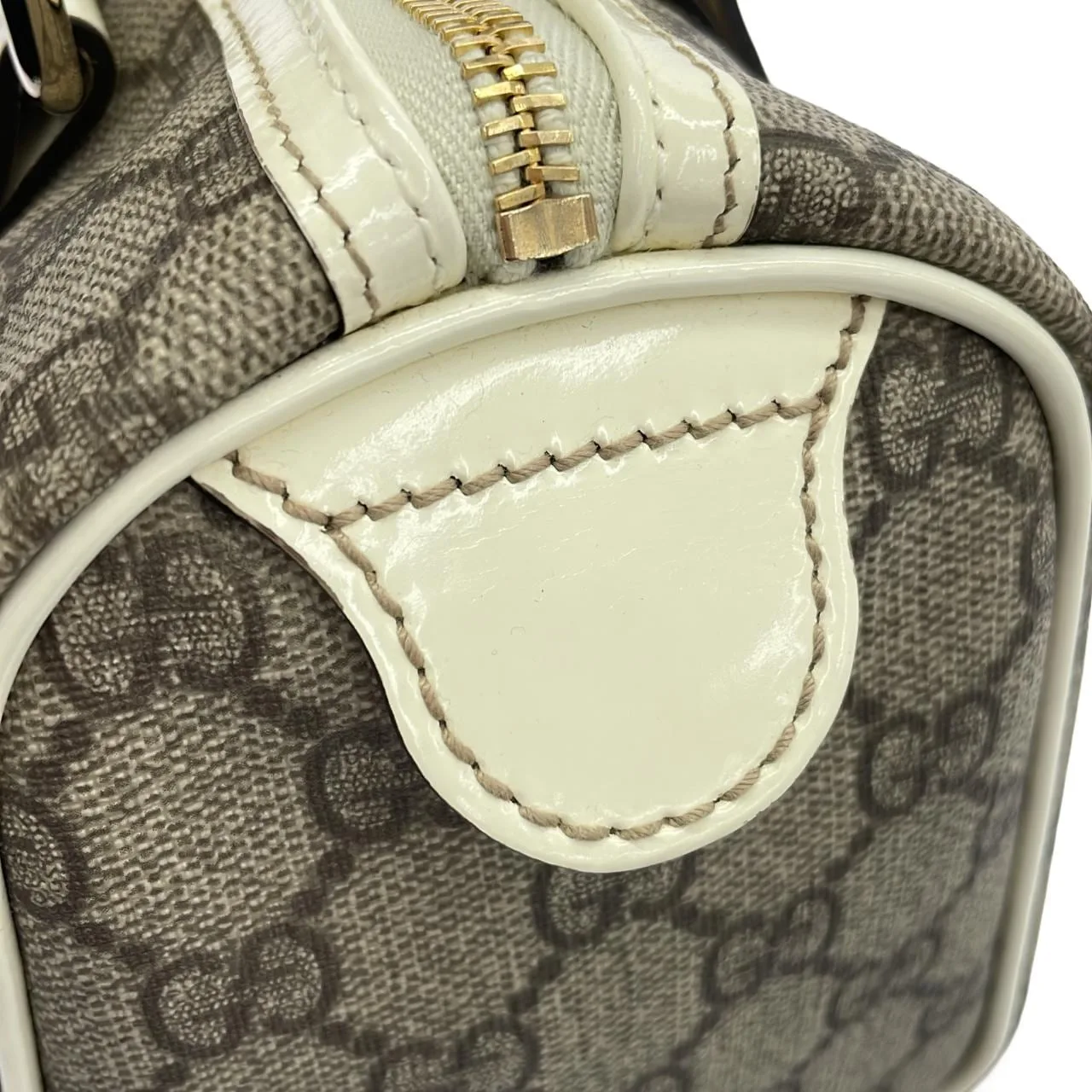 GUCCI 193604 波士頓包 金色 中古品A - 縮圖 6