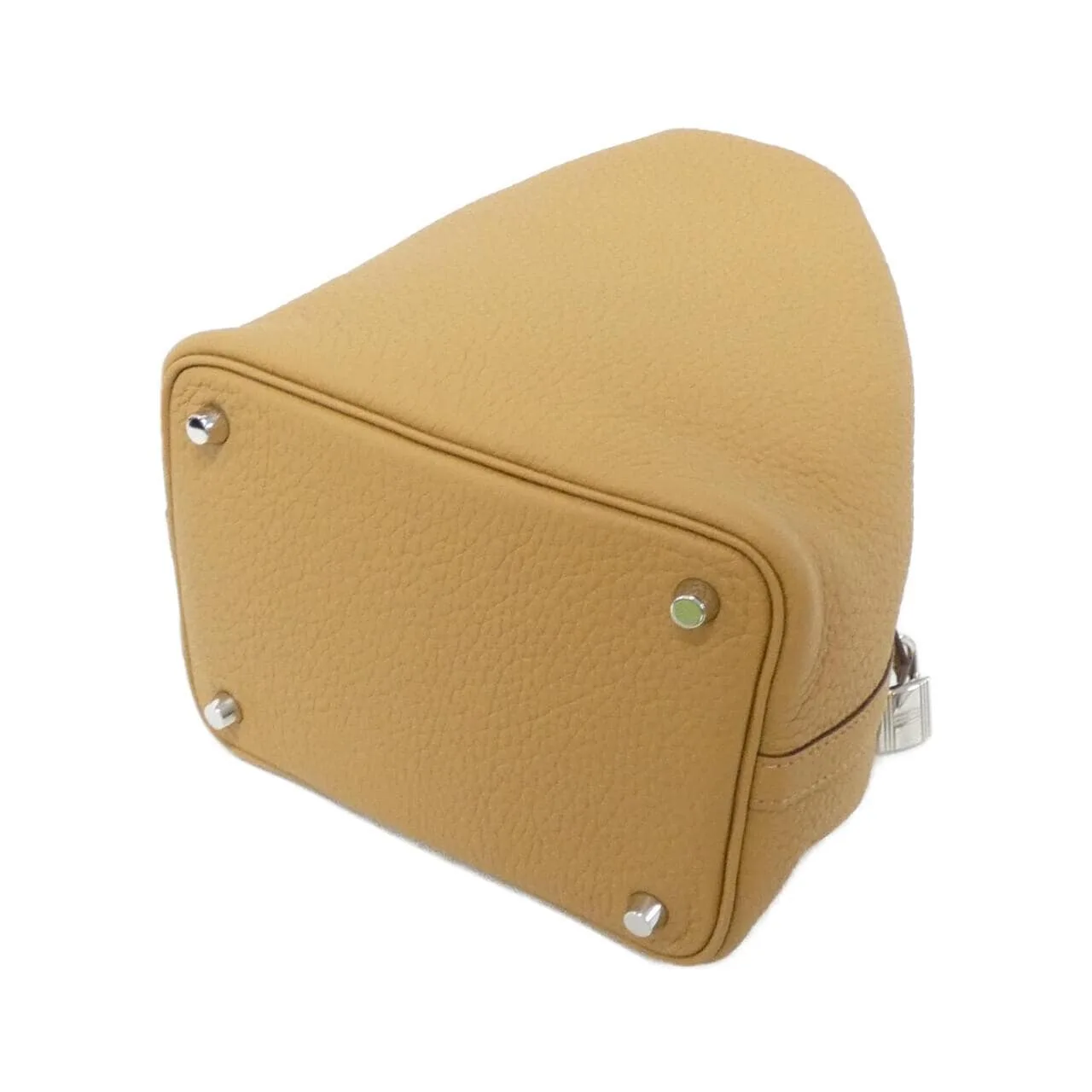 HERMES Picotin 056289CK Handbag Clemence Black Clemence Leather Rank A - Thumbnail 2