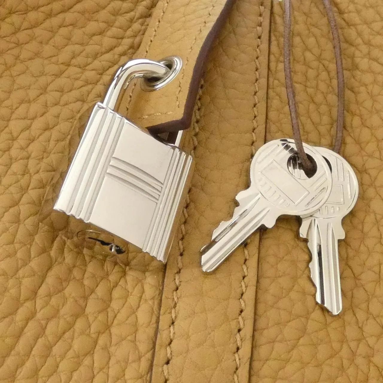 HERMES Picotin 056289CK Handbag Clemence Black Clemence Leather Rank A - Thumbnail 3