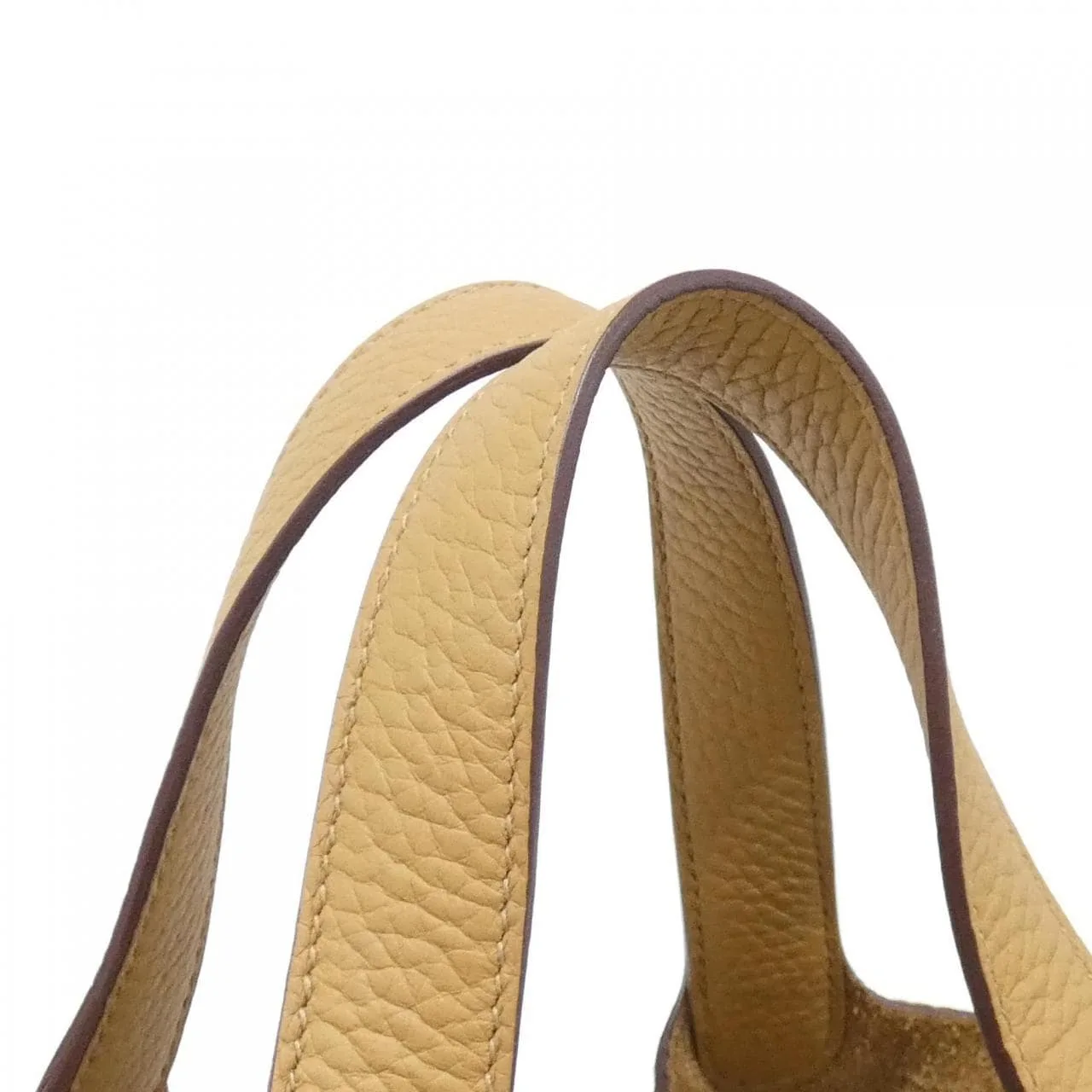 HERMES Picotin 056289CK Handbag Clemence Black Clemence Leather Rank A - Thumbnail 4