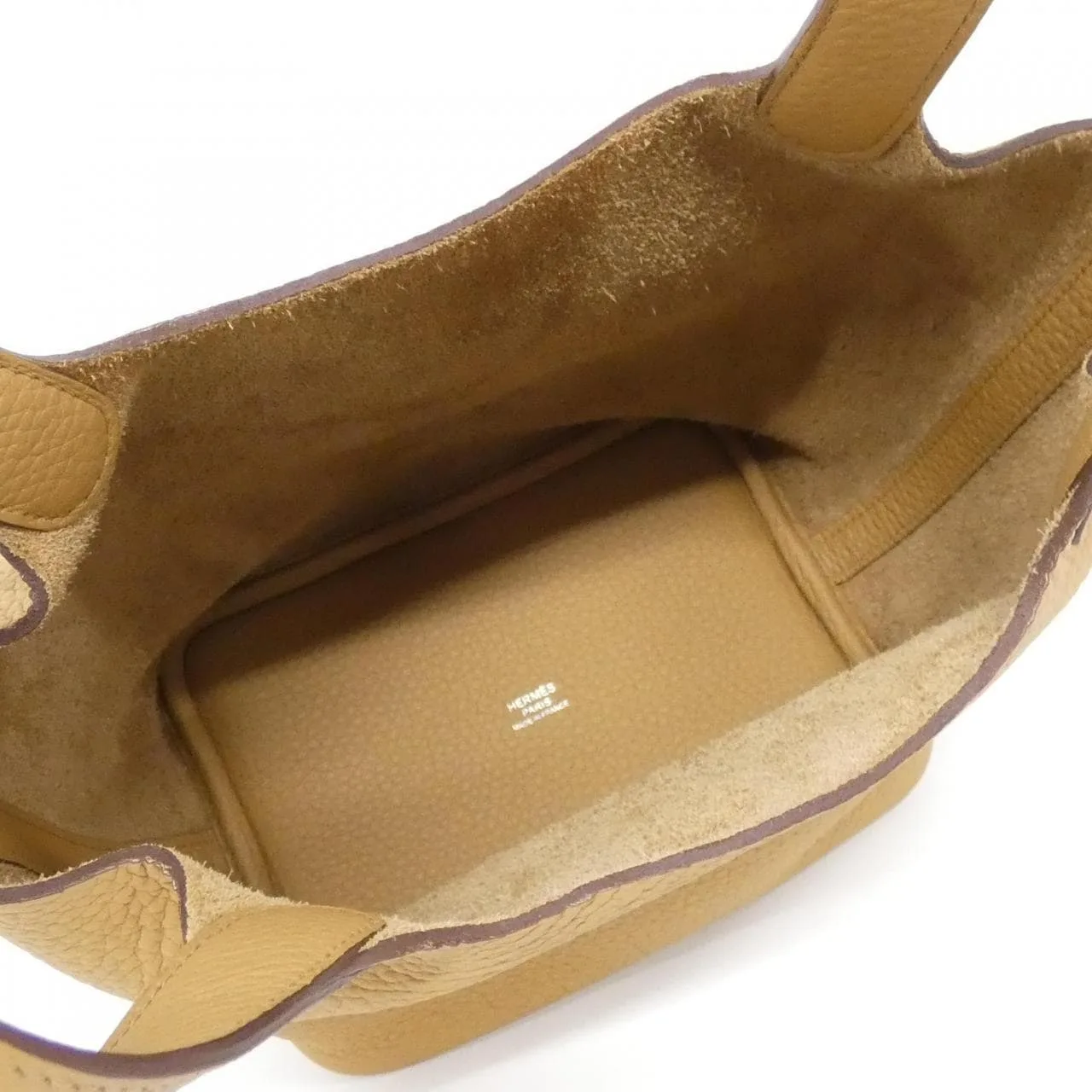 HERMES Picotin 056289CK Handbag Clemence Black Clemence Leather Rank A - Thumbnail 5