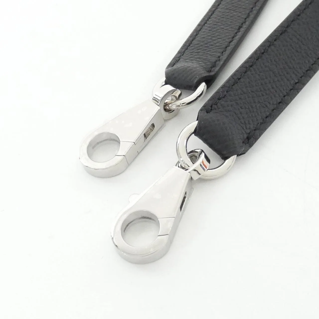 HERMES 087011CK 銀包 帆布 黑色 帆布 中古品A - 縮圖 3
