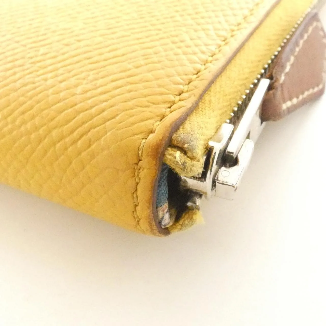 HERMES 069645CK Wallet Epsom Black Epsom Leather Rank B - Thumbnail 4