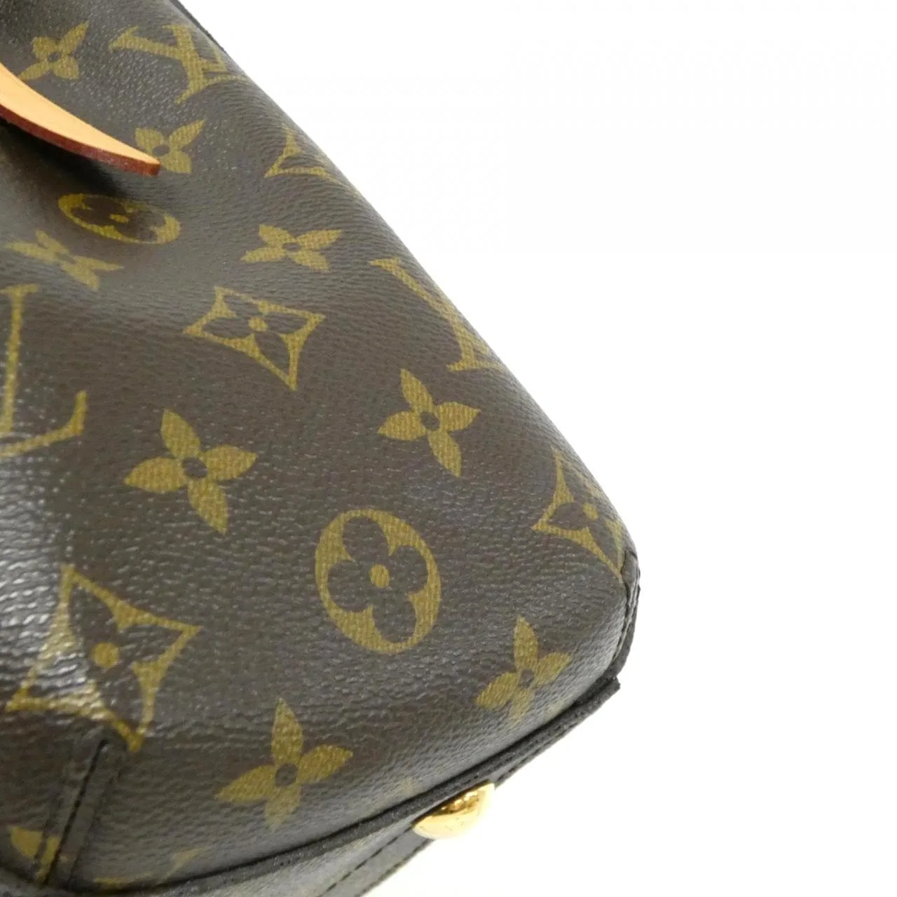 LOUIS VUITTON Montaigne M41055 Handbag Monogram 黑色 Monogram 中古品A - 縮圖 3