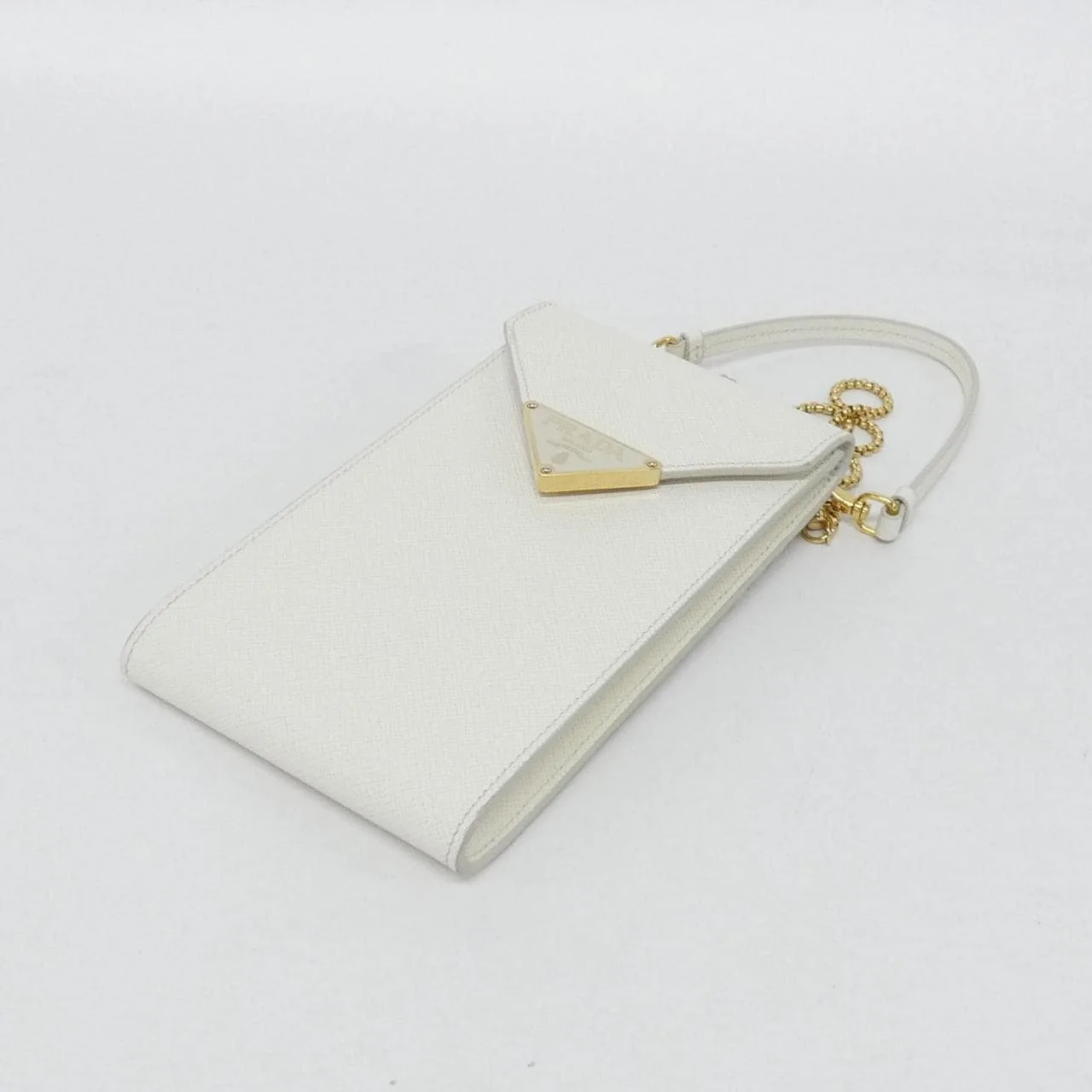 PRADA 1BP050 小袋 黑色 中古品A - 縮圖 3