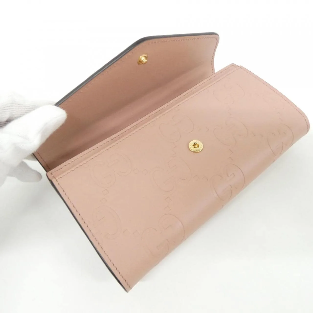 GUCCI 772791 AAC1Q Wallet Leather Leather Unused - Thumbnail 3