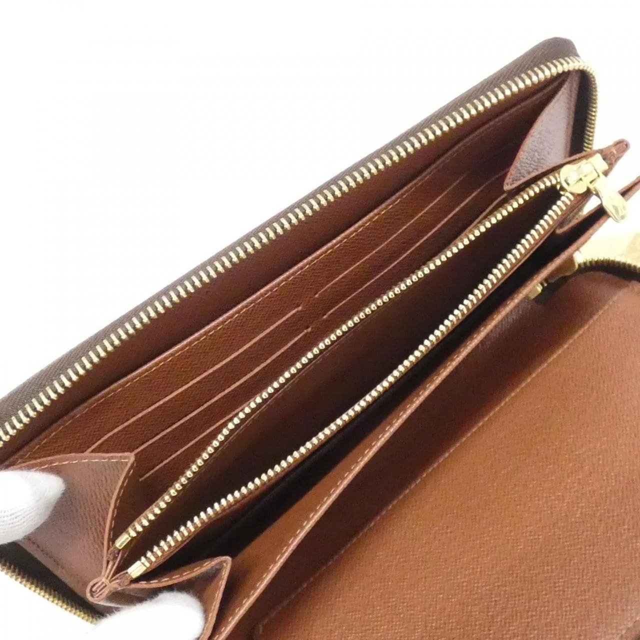 LOUIS VUITTON M60002 Wallet Monogram Black Monogram Rank A - Thumbnail 6