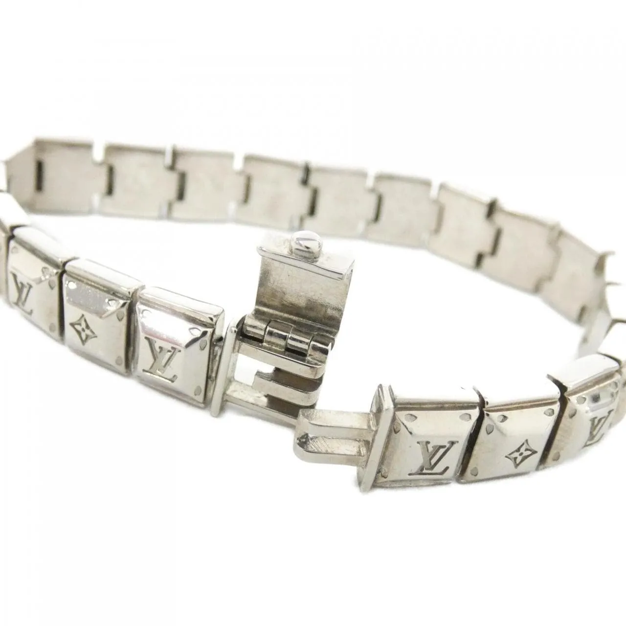 LOUIS VUITTON M64647 Accessories Lambskin Silver Lambskin Rank A - Thumbnail 3