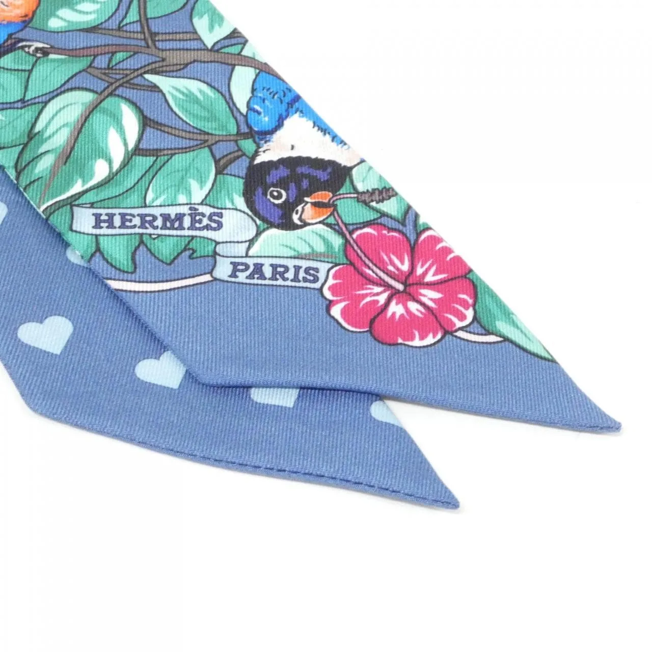 HERMES 063513S Scarf Blue Rank A - Thumbnail 2
